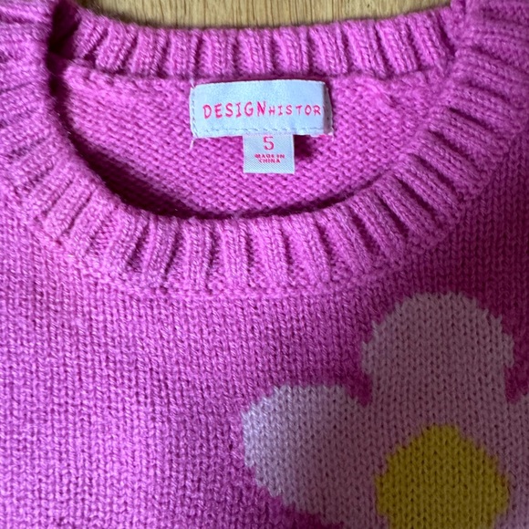 Design History pink flower sweater - Picture 3 of 3